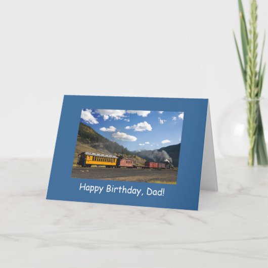 Carte Joyeux anniversaire, papa (Devant)