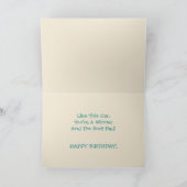 Carte "Joyeux anniversaire, papa" (Intérieur)