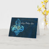 Carte Joyeux anniversaire, Papa (Fleur jaune)