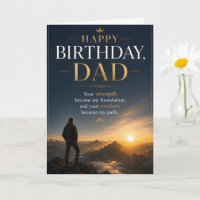 Joyeux Anniversaire Papa, Montagne Inspirante