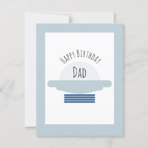 Carte Joyeux Anniversaire Papa Père Grand-père Esp