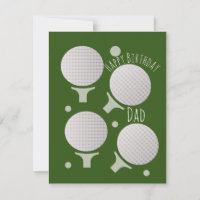 Joyeux Anniversaire Papa Père Grand-père Golf
