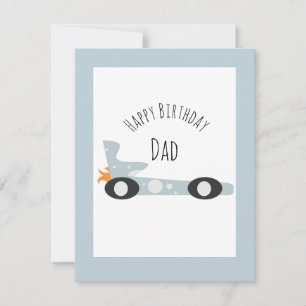 Carte Joyeux Anniversaire Papa Père Grand-père Voi