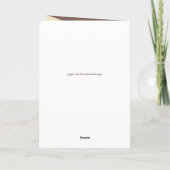 Carte Joyeux Anniversaire Papa, tu es la meilleure crème (Dos)