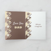 Carte Joyeux Anniversaire Papa, tu es la meilleure crème (Intérieur)