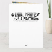 Carte Joyeux Anniversaire Papillon et Fleurs Beaux Impas (Dos)