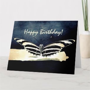 Carte Joyeux Anniversaire Papillon Personnalisé Gros Ann