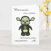 Carte Joyeux anniversaire - par Nanofa (Fleur jaune)