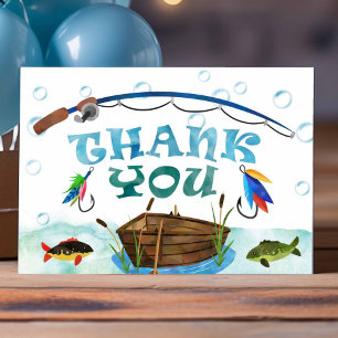 Carte Joyeux anniversaire parti pêcher o-fish-iellement 