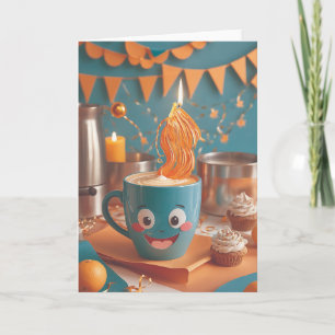Carte Joyeux Anniversaire Pause Café