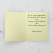 Carte Joyeux Anniversaire Pêche (Intérieur)