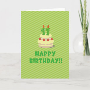 Carte Joyeux anniversaire ! ! (pendant 11 années)