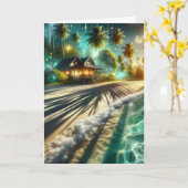 Carte Joyeux anniversaire personnalisé (Fleur jaune)