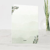 Carte Joyeux Anniversaire Personnalisé (Dos)