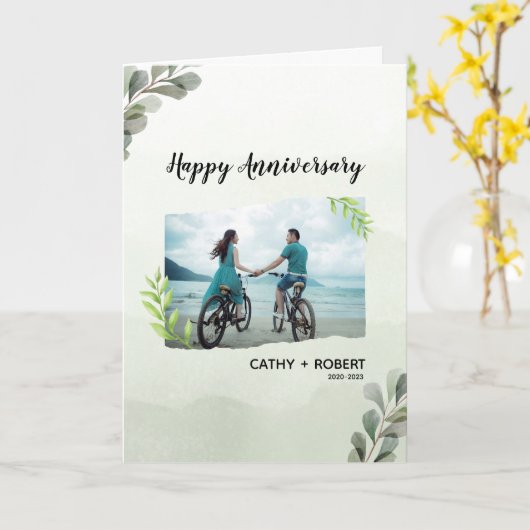 Carte Joyeux Anniversaire Personnalisé (Fleur jaune)