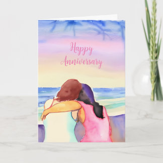 Carte Joyeux anniversaire Personnalisé Lesbienne