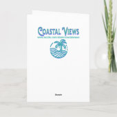 Carte Joyeux Anniversaire Personnalisé Maison de Plage T (Dos)