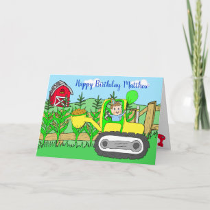 Carte Joyeux Anniversaire Personnalisé Petit Garçon