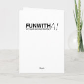 Carte Joyeux anniversaire personnalisé | Skate (Dos)