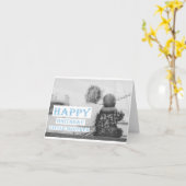 Carte Joyeux anniversaire Petit frère (Fleur jaune)