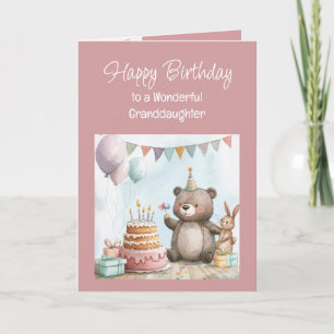 Carte Joyeux Anniversaire Petite-fille merveilleuse amus