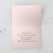 Carte Joyeux anniversaire, petite princesse. Nom personn (Intérieur)