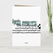 Carte Joyeux Anniversaire - Pierres de pierre - Corgi (Dos)