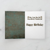 Carte Joyeux Anniversaire - Pierres de pierre - Westie - (Intérieur)