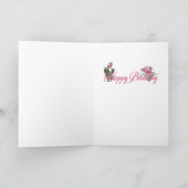 Carte Joyeux anniversaire - Poodle (Intérieur)