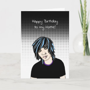 Carte Joyeux anniversaire Pop Art Flirté