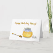 Carte Joyeux Anniversaire Pot de Miel (Devant)