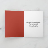 Carte Joyeux Anniversaire Poupée de chiffon (Intérieur)