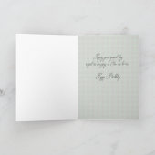 Carte Joyeux anniversaire pour Frère Sentimental Ferns (Intérieur)