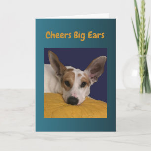 Carte Joyeux anniversaire pour les grandes oreilles