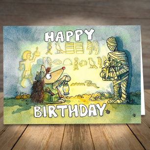 Carte Joyeux Anniversaire pour les nerds d'Histoire par 