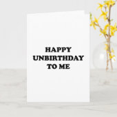 Carte Joyeux anniversaire pour moi (Fleur jaune)