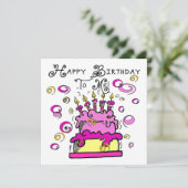 Carte Joyeux anniversaire pour moi (Debout devant)