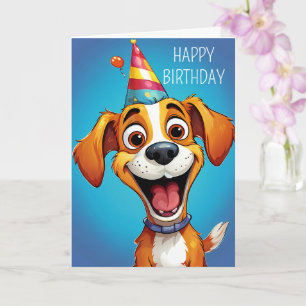 Carte Joyeux anniversaire ! pour quiconque aime les chie