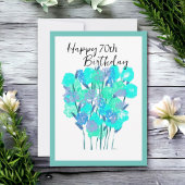 Carte Joyeux anniversaire pour tout âge personnalisé