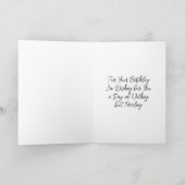 Carte Joyeux anniversaire pour un auteur de livres (Intérieur)