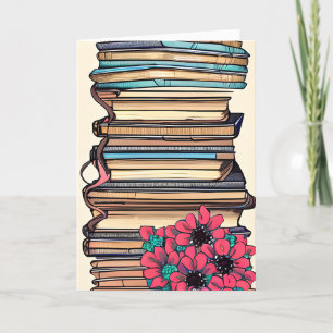 Carte Joyeux anniversaire pour un auteur de livres