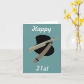 Carte Joyeux anniversaire pour un type (Fleur jaune)