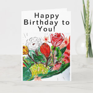 Carte Joyeux anniversaire pour vous