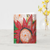 Carte Joyeux anniversaire pour vous (Fleur jaune)