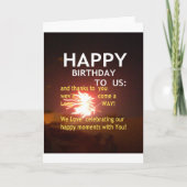 Carte Joyeux anniversaire pour vous (Devant)