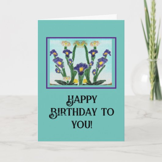 Carte Joyeux anniversaire pour vous ! (Devant)
