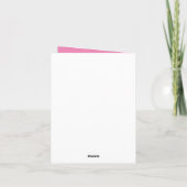 Carte Joyeux anniversaire pour vous ! (Dos)