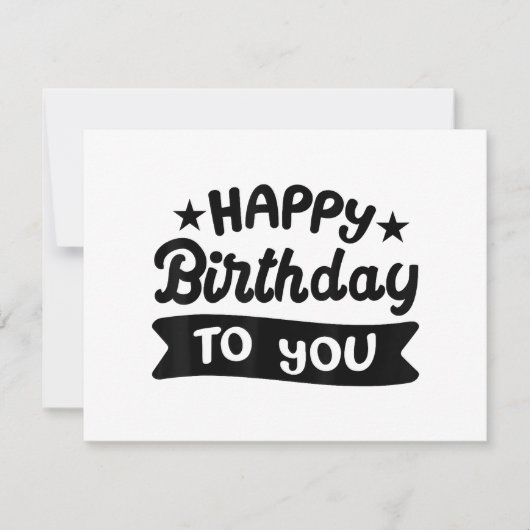 Carte Joyeux anniversaire pour vous (Devant)