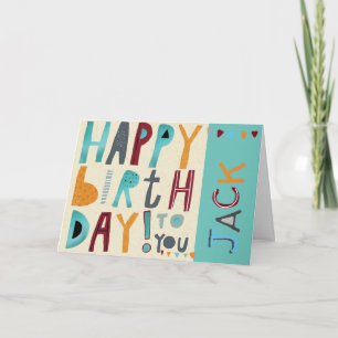 Carte Joyeux Anniversaire Pour Vous - Fantastique Garçon