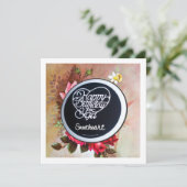 Carte Joyeux anniversaire pour vous & Le Seigneur est mo (Debout devant)